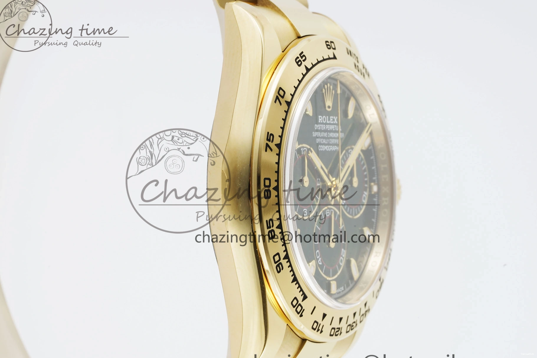 1:1 SA4130 Daytona Bracelet Green 116508 Dial on Best V2 YG Clean Edition 0430